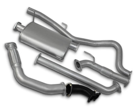 3" Turbo-Back Stainless Steel Exhaust System for 3.0lt Turbo Diesel Direct Injection Holden Rodeo RA Dual Cab (11/2003 - 2007 Models) Beast Unleashed Exhausts