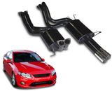 2.5" Twin Performance Exhaust System for FG Ford Falcon Sedan XR6T, XR8 with Twin Outlet