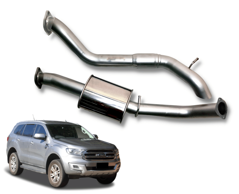 3" Stainless Steel DPF-Back Exhaust System for 3.2lt Ford Everest (2015 - 2019 Models) Beast Unleashed Exhausts