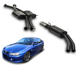 2.25" Twin Performance Exhaust System for 6 Cylinder Alloytec VZ Holden Commodore Sedan Beast Unleashed Exhausts