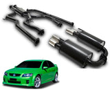 2.25" Twin Performance Exhaust System for 6 Cylinder VE, VF Holden Commodore Sedan & Wagon Beast Unleashed Exhausts