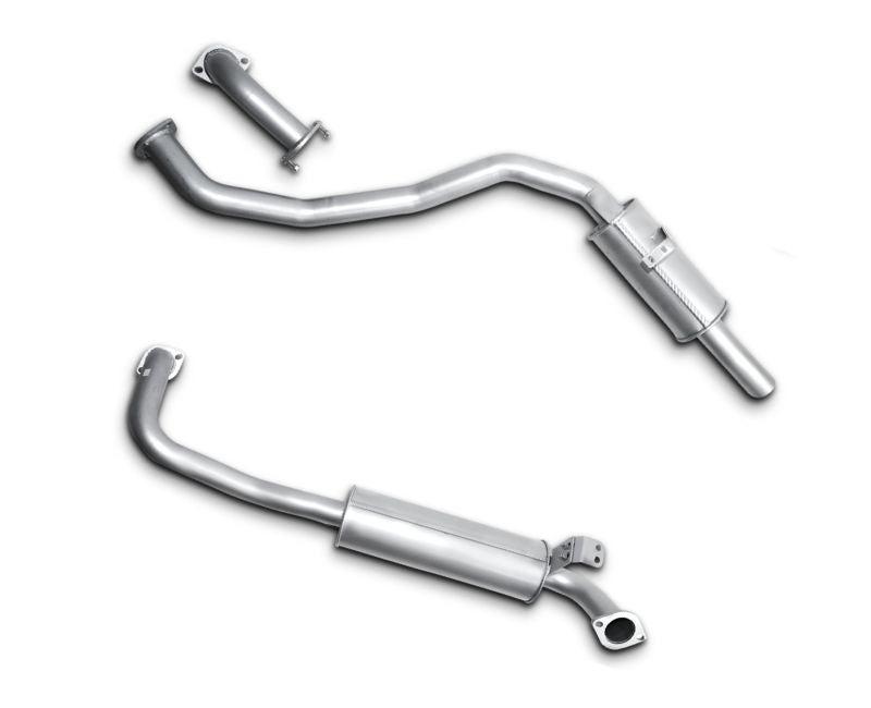 2.5" Exhaust System for 4.5lt Petrol Toyota Landcruiser 80 Series Wagon FZJ80 (1990 - 1998 Models) Beast Unleashed Exhausts