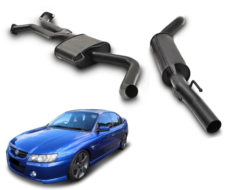 2.5" Performance Exhaust System for 6 Cylinder Alloytec VZ Holden Commodore Sedan Beast Unleashed Exhausts