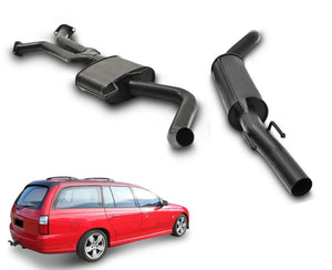 2.5" Performance Exhaust System for 6 Cylinder Alloytec VZ Holden Commodore Wagon Beast Unleashed Exhausts