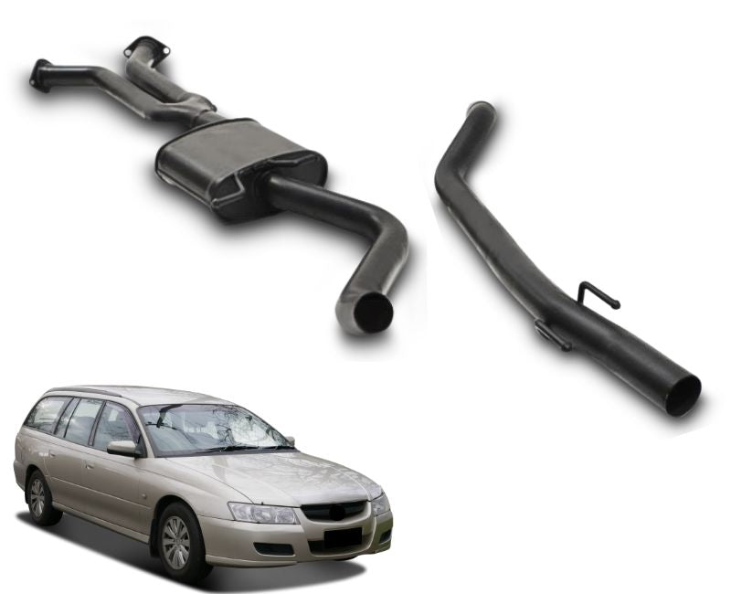 2.5" Performance Exhaust System for 6 Cylinder Alloytec VZ Holden Commodore Wagon (Racing System) Beast Unleashed Exhausts