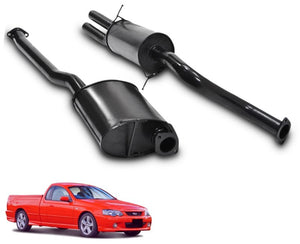 2.5" Performance Exhaust System for 6 Cylinder BA, BF Ford Falcon Ute with Twin Outlet Beast Unleashed Exhausts