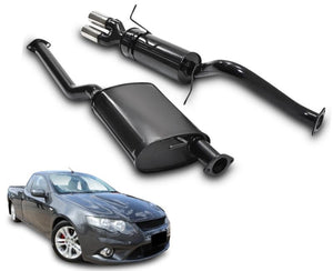 2.5" Performance Exhaust System for 6 Cylinder FG / FGX Ford Falcon Ute with Twin Tips Beast Unleashed Exhausts