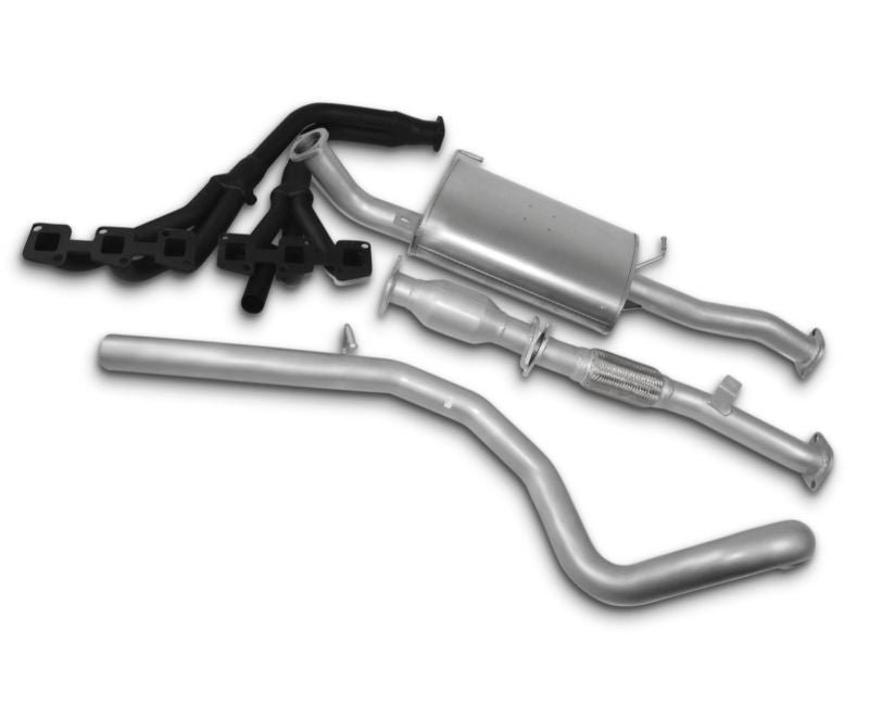 2.5" Stainless Steel Exhaust System with Extractors for 4.5lt Petrol Nissan Patrol GU Wagon Y61 (10/1997 - 2019 Models) Beast Unleashed Exhausts