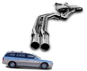 2.5" Twin Performance Exhaust System for 5.7lt 8 Cylinder VT Holden Commodore Ute & Wagon (Racing System) Beast Unleashed Exhausts