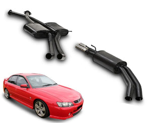2.5" Twin Performance Exhaust System for 5.7lt 8 Cylinder VY Holden Commodore Sedan (Oval Rear Muffler) Beast Unleashed Exhausts