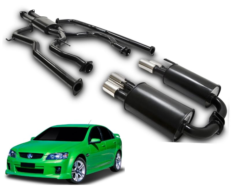2.5" Twin Performance Exhaust System for 6 Cylinder & 8 Cylinder VE, VF Holden Commodore Sedan & Wagon Beast Unleashed Exhausts
