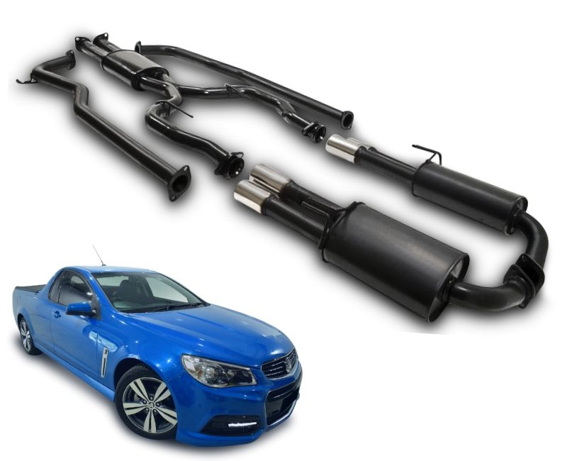2.5" Twin Performance Exhaust System for 6 Cylinder & 8 Cylinder VE, VF Holden Commodore Ute & Statesman Beast Unleashed Exhausts