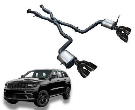 3" Cat-Back Exhaust System for 5.7lt Hemi V8 Jeep Grand Cherokee S Limited Beast Unleashed Exhausts