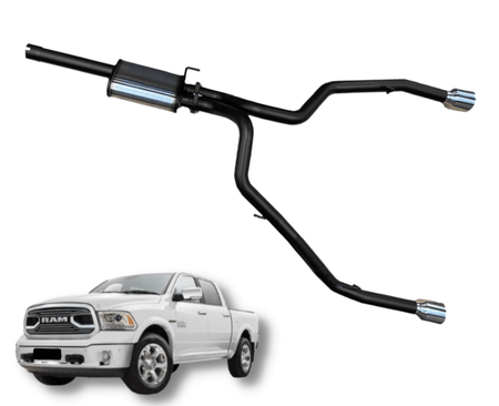 3" Cat-Back Exhaust System for 5.7lt V8 RAM 1500 DS Crew Cab / Extra Cab Ute Beast Unleashed Exhausts
