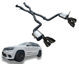 3" Cat-Back Exhaust System for 6.2lt Supercharged Jeep Grand Cherokee Trackhawk (2018 - 2020 Models) Beast Unleashed Exhausts