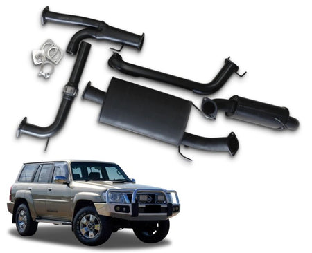 3" Cat-Back Stainless Steel Exhaust System for 5.6lt Petrol Nissan Patrol Wagon Y62 (11/2012 - 2019 Models) Beast Unleashed Exhausts