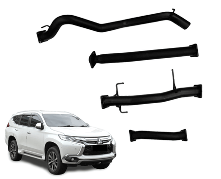 3" DPF-Back Exhaust System for 2.4lt Mitsubishi Pajero Sport (2016 Onwards Models) Beast Unleashed Exhausts
