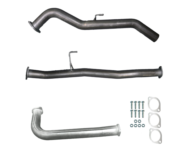 3" DPF-Back Exhaust System for 2.5lt Turbo Diesel D40 Nissan Navara Automatic (2007 - 2015 Models) Beast Unleashed Exhausts