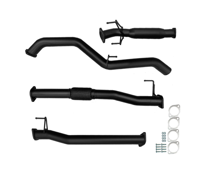 3" DPF-Back Exhaust System for 3.0lt Turbo Diesel Isuzu D-MAX (2016 - 2020 Models) Beast Unleashed Exhausts