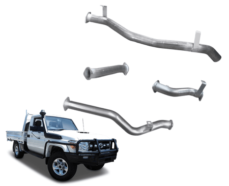 3" DPF-Back Exhaust System for 4.5lt V8 79 Series Toyota Landcruiser Single Cab (2017 - 2020 Models) Beast Unleashed Exhausts