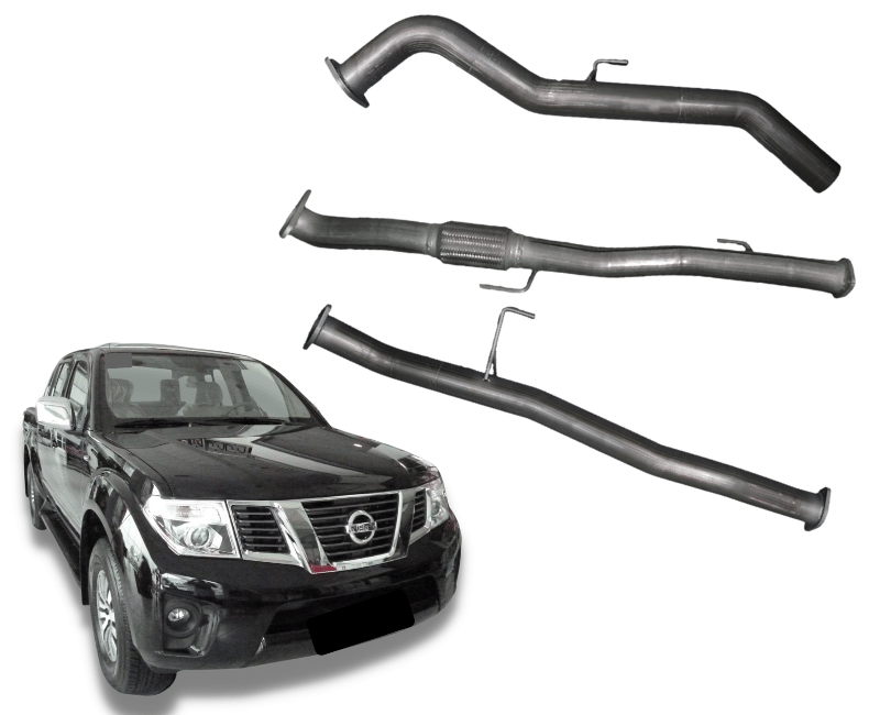 3 Dump Pipe-Back Exhaust System for 3.0lt V6 V9X Turbo D40 Nissan Nav –  Beast Unleashed Exhausts