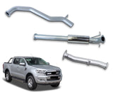 3" Stainless Steel DPF-Back Exhaust System for 3.2lt PX Ford Ranger (10/2016 - 2019 Models) Beast Unleashed Exhausts