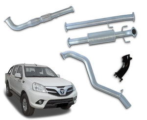3" Stainless Steel Turbo-Back Exhaust System for 2.8lt Foton Tunland Ute (2014 - 2016 Models) Beast Unleashed Exhausts