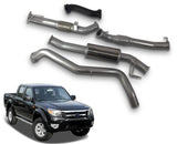 3" Stainless Steel Turbo-Back Exhaust System for 3.0lt PJ, PK Ford Ranger & Mazda BT50 (2007 - 2011 Models) Beast Unleashed Exhausts