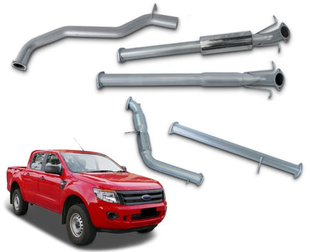 3" Stainless Steel Turbo-Back Exhaust System for 3.2lt PX1 Ford Ranger & Mazda BT50 (2011 - 2015 Models) Beast Unleashed Exhausts
