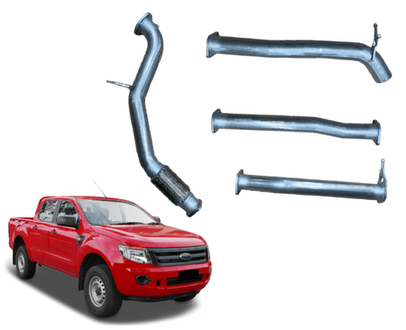 3" Turbo-Back Exhaust System for 2.2lt Turbo Diesel PX1 Ford Ranger (2011 - 09/2016 Models) Beast Unleashed Exhausts