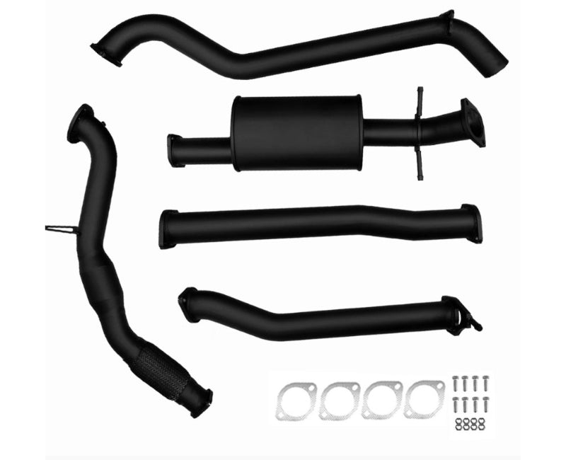 3" Turbo-Back Exhaust System for 2.2lt Turbo Diesel PX1 Ford Ranger (2011 - 09/2016 Models) Beast Unleashed Exhausts