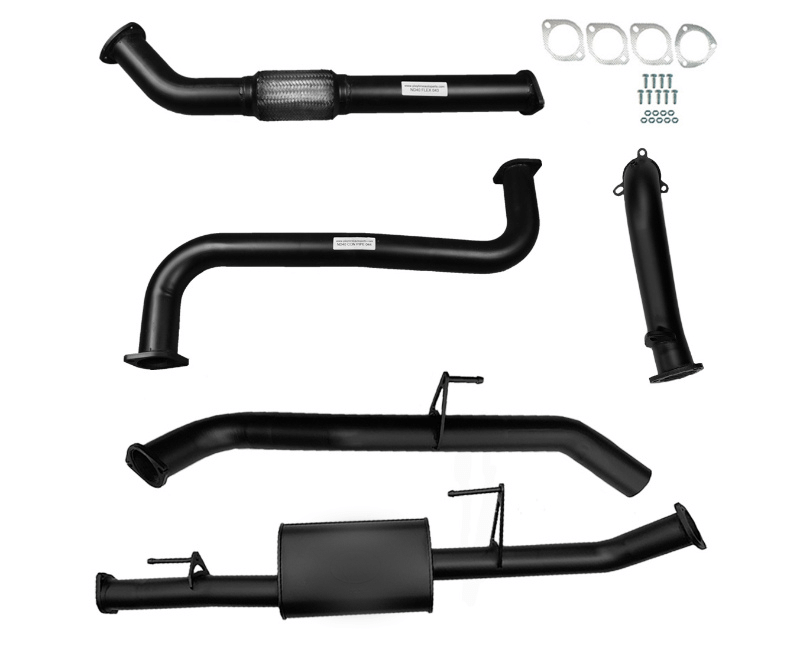 3" Turbo-Back Exhaust System for 2.5lt Turbo Diesel D40 Nissan Navara Manual (2007 - 2015 Models) Beast Unleashed Exhausts