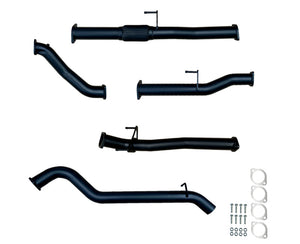 3" Turbo-Back Exhaust System for 3.0lt D4D KUN Series Toyota Hilux (2005 - 2015 Models) Beast Unleashed Exhausts