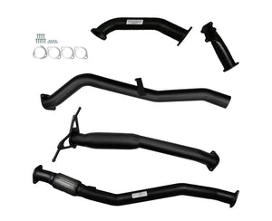 3" Turbo-Back Exhaust System for 3.0lt Turbo Diesel D22 Nissan Navara (2003 - 2015 Models) Beast Unleashed Exhausts