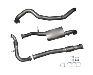 3" Turbo-Back Exhaust System for 3.0lt Turbo Diesel GU Nissan Patrol Coil-Spring Ute (1999 - 2015 Models) Beast Unleashed Exhausts