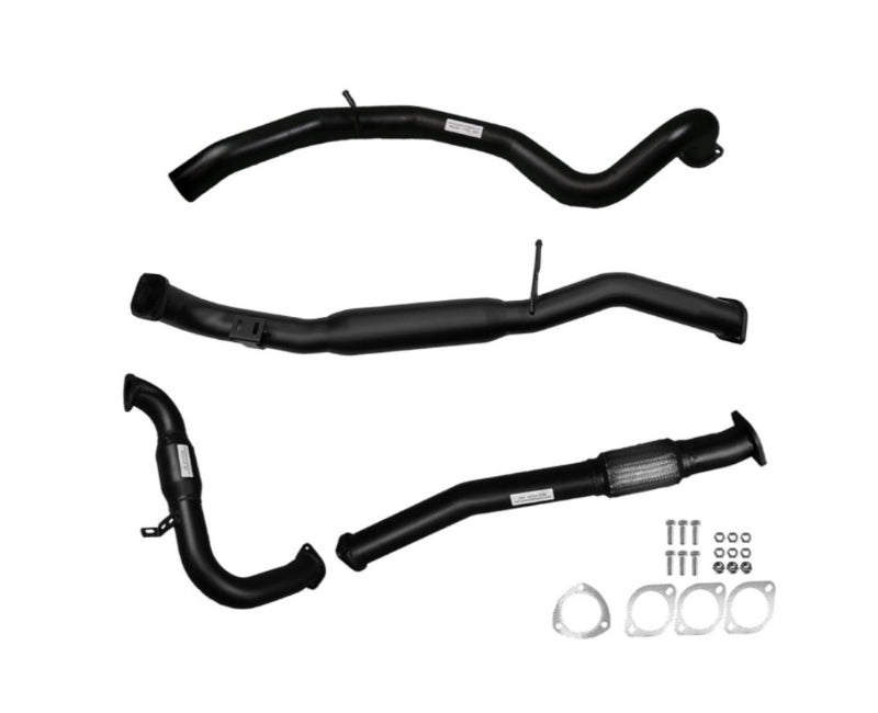 3" Turbo-Back Exhaust System for 3.0lt Turbo Diesel GU Nissan Patrol Wagon (1999 - 2015 Models) Beast Unleashed Exhausts