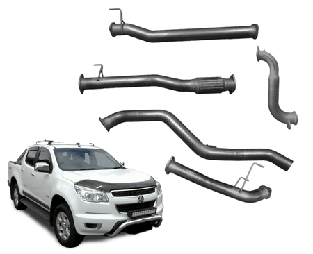 3" Turbo-Back Exhaust System for 3.0lt Turbo Diesel Isuzu D-MAX (2012 - 2016 Models) Beast Unleashed Exhausts
