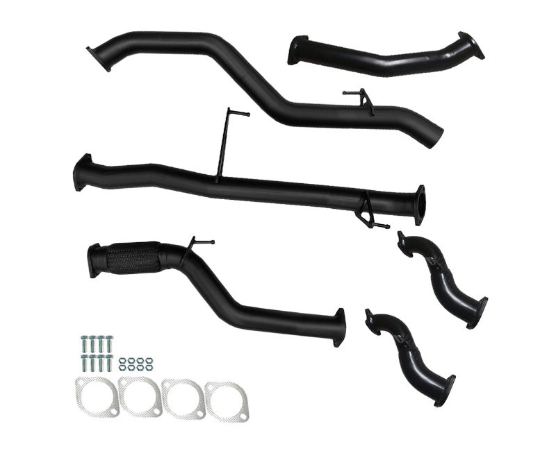 3" Turbo-Back Exhaust System for 3.0lt Turbo Diesel RC Holden Colorado (2007 - 2012 Models) Beast Unleashed Exhausts