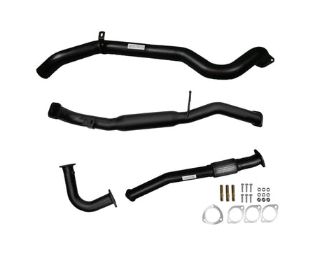 3" Turbo-Back Exhaust System for 4.2lt Turbo Diesel GU Nissan Patrol Coil-Spring Ute (1999 - 2015 Models) Beast Unleashed Exhausts