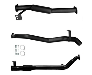 3" Turbo-Back Exhaust System for 4.5lt V8 76 Series Toyota Landcruiser Wagon (2007 - 2017 Models) Beast Unleashed Exhausts