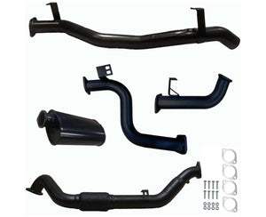 3" Turbo-Back Exhaust System for 4.5lt V8 78 Series Toyota Landcruiser Troop Carrier (2007 - 2017 Models) Beast Unleashed Exhausts