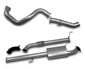 3" Turbo-Back Stainless Steel Exhaust System for 3.0lt Direct Injection Toyota Prado 120 Series KZJ120R (2002 - 2007 Models) Beast Unleashed Exhausts
