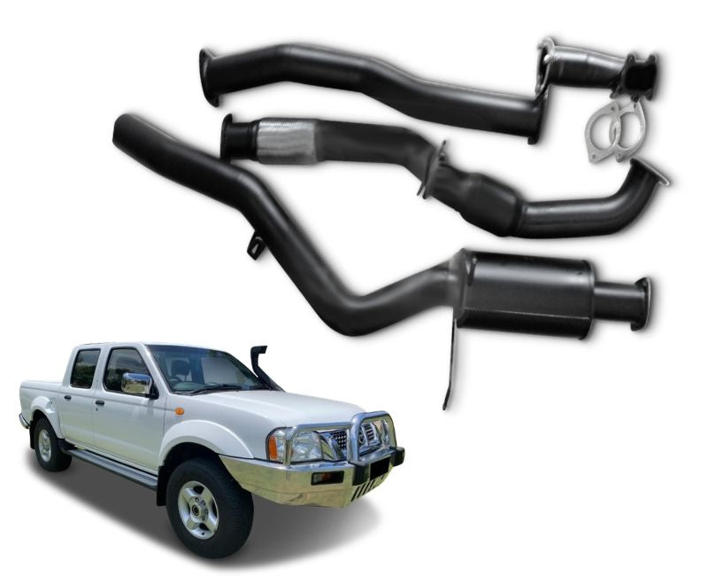 3" Turbo-Back Stainless Steel Exhaust System for 3.0lt Nissan Navara D22 Ute (03/2002 - 2007 Models) Beast Unleashed Exhausts