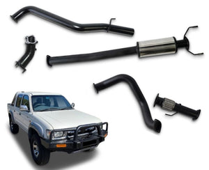 3" Turbo-Back Stainless Steel Exhaust System for 3.0lt Toyota Hilux KZN165R (04/1999 - 05/2004 Models) Beast Unleashed Exhausts