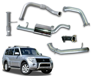 3" Turbo-Back Stainless Steel Exhaust System for 3.2lt Turbo Diesel Mitsubishi Pajero NT Wagon (2008 - 07/2020 Models) Beast Unleashed Exhausts