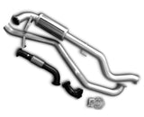 3" Turbo-Back Stainless Steel Exhaust System for 4.2lt Toyota Landcruiser 105 Series Wagon with DTS Turbo (1998 - 2007 Models) Beast Unleashed Exhausts
