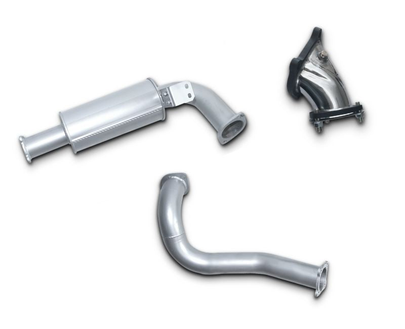 3" Turbo-Back Stainless Steel Exhaust System for 4.2lt Turbo Diesel Toyota Landcruiser 80 Series Wagon HDJ80 (1990 - 1998 Models) Beast Unleashed Exhausts