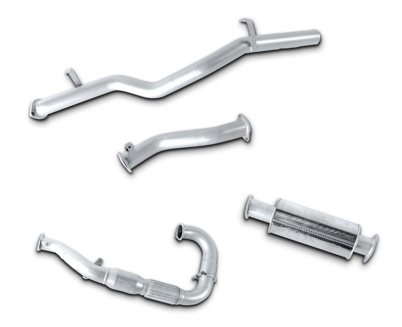 3" Turbo-Back Stainless Steel Exhaust System for 4.5lt V8 Toyota Landcruiser 79 Series Single Cab Ute (01/2012 - 01/2016 Models) Beast Unleashed Exhausts