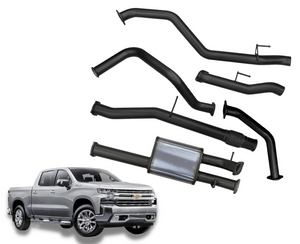 3.5" to Dual 3" Cat-Back Exhaust System for 6.2lt V8 Chevrolet Silverado 1500 (2020 Onwards Models) Beast Unleashed Exhausts