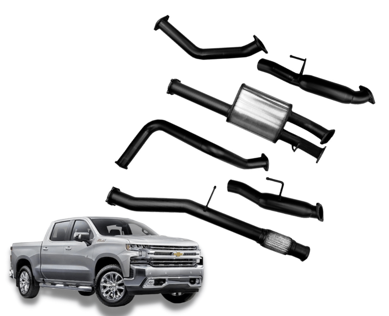 3.5" to Dual 3" Cat-Back Exhaust System for 6.2lt V8 Chevrolet Silverado 1500 (2020 Onwards Models) Beast Unleashed Exhausts